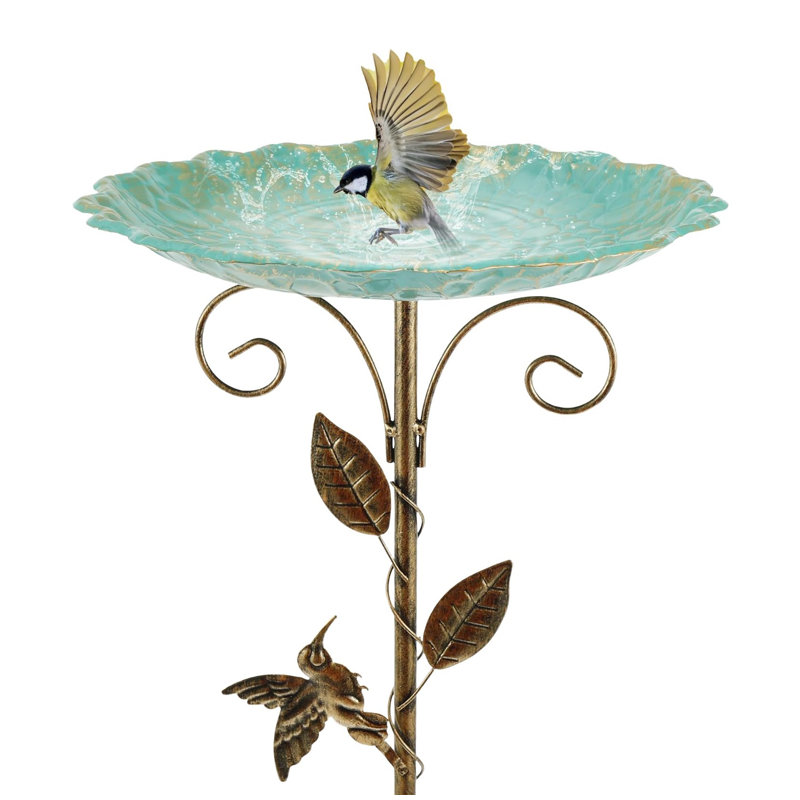 Metal Birdbath