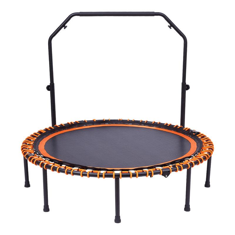 Freeport Park ft Round Backyard Trampoline, Black/Orange
