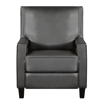 Fauteuil inclinable en bois massif et en contreplaqué, rembourré de mousse, pour salon