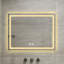 Miroir de salle de bain simple à DEL en cristal poli pour salle de bain-1492745994-1478493790