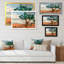 «Desert Tree Near Grand Canyon», reproduction d'art sur toile traditionnelle-474205305-474205304