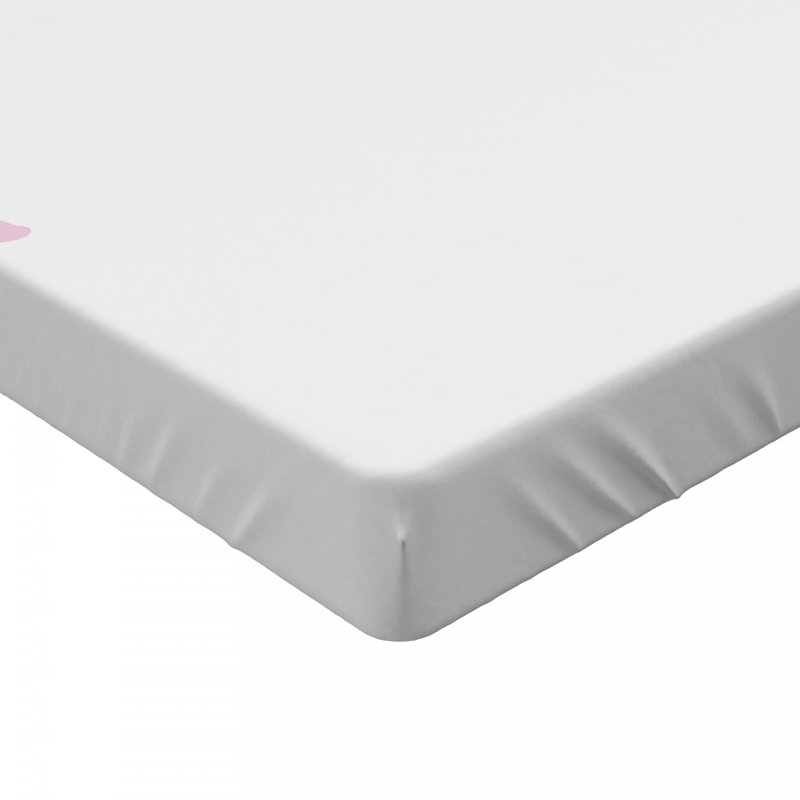 Microfiber Floral Fitted Sheet, Full Fitted Sheet