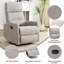 Fauteuil inclinable manuel avec chaise berçante et pivotante-734997292