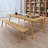 Burlywood Rectangular Solid Wood desk-901866370