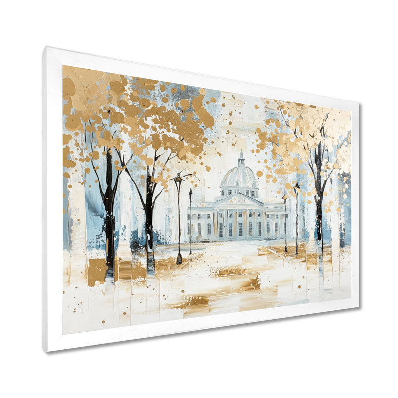 Trinity College In Dublin I - Art mural Dublin, Reproduction encadrée d'une seule photo sans pass, H 12 po x l 20 po, White