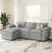 Upholstered L-Shaped Sectional Sofa With Chaise-10108751