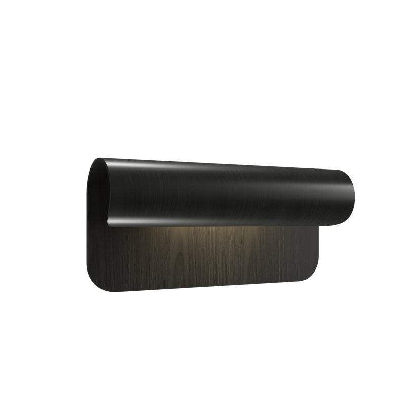 Cascade 1 - Light Flush Mounted Sconce, Charcoal