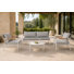 Ensemble de conversation pour patio en aluminium avec coussins pour 5 personnes Dean