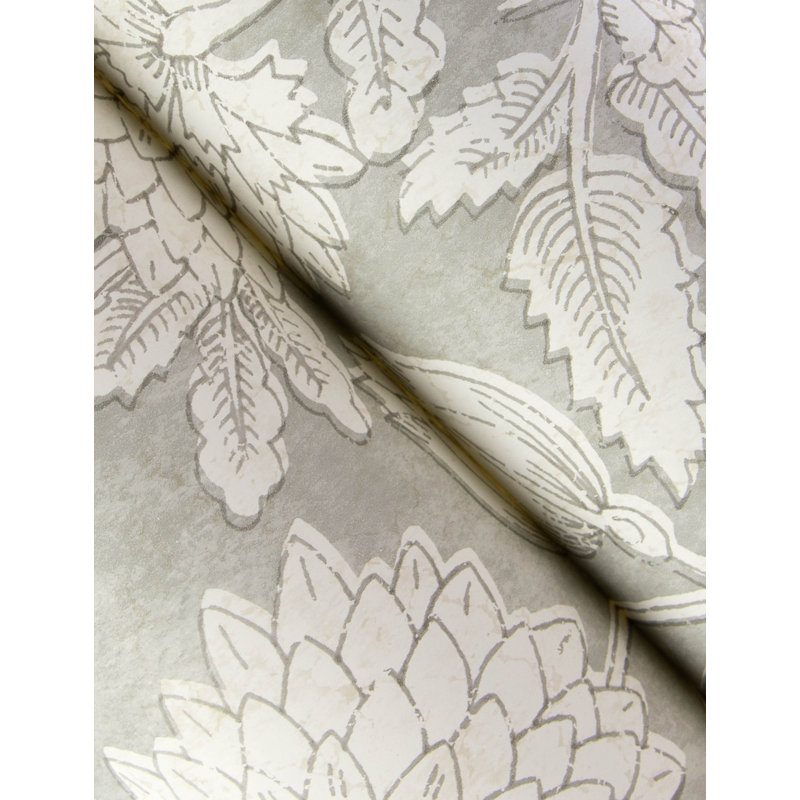 Vadouvan Jacobean Trail Wallpaper, Grey