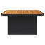 Table de patio en bois de rotin et bois d'acacia 31,5 po x 31,5 po x 28 po Hokku Designs-3929859-3929856
