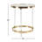 Mirrored Glass Tray Top End Table-69976303