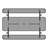 96" Rectangular Picnic Tables Black