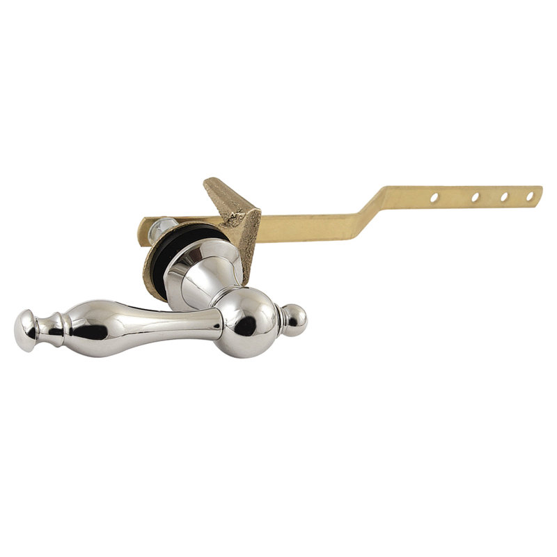 Levier de réservoir de toilette à fixation frontale Kingston Brass Naples, Nickel brossé