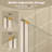 29-30" W ×72" H Frameless Pivot Shower Door, Pivot Swing Shower Glass Doors with 1/4"(6mm) SGCC Clear Tempered Glass,Explosion-Proof Film, Reversible Installation, Brushed Nickel