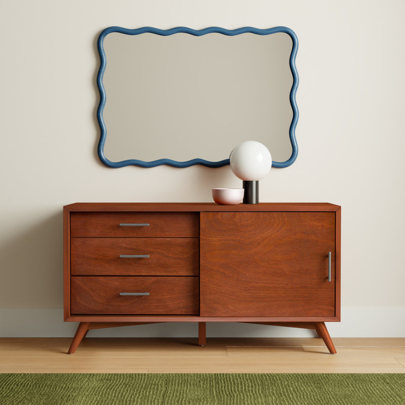 Williams 50" W 3-Drawer TV Stand with Adjustable Shelves , Chestnut