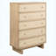 Ensemble de chambre avec très grand lit 5 pièces Beige Oak-130205005-130205002