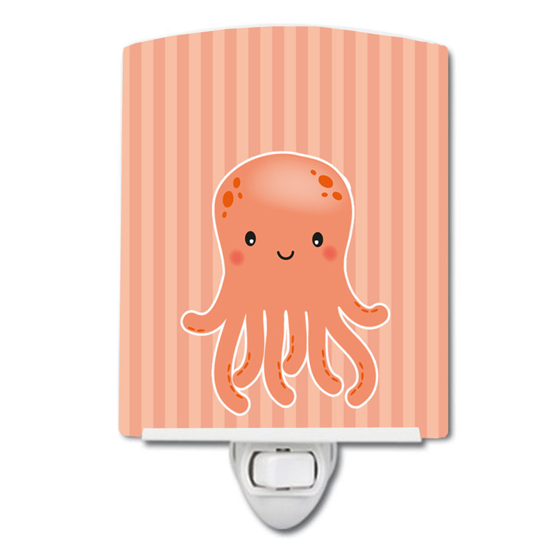 Éclairage de nuit en céramique octopus
