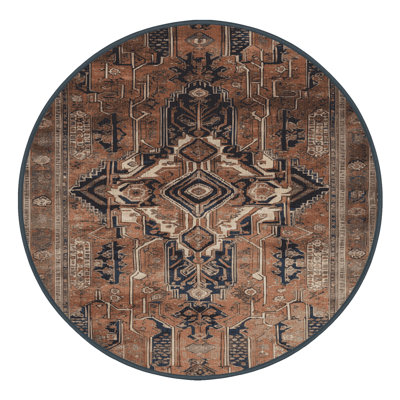 Tapis brun lavable à la machine