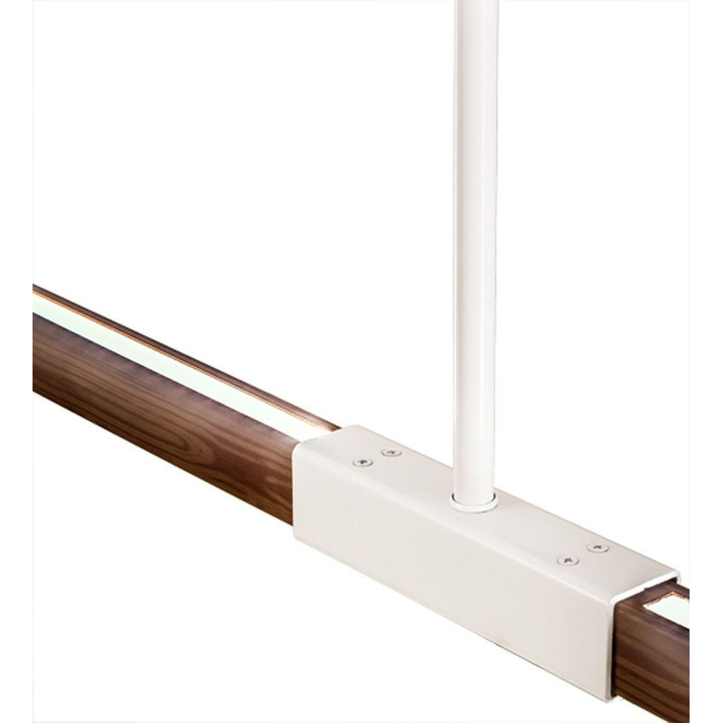 Trax 1 - Light LED Pendant, 76" H x 96" W x 6.5" D