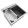 Workstation Marine Grade Topmount 21" L x 20" W Drop-In Kitchen Sink with Sink Grid and Drain Assembly