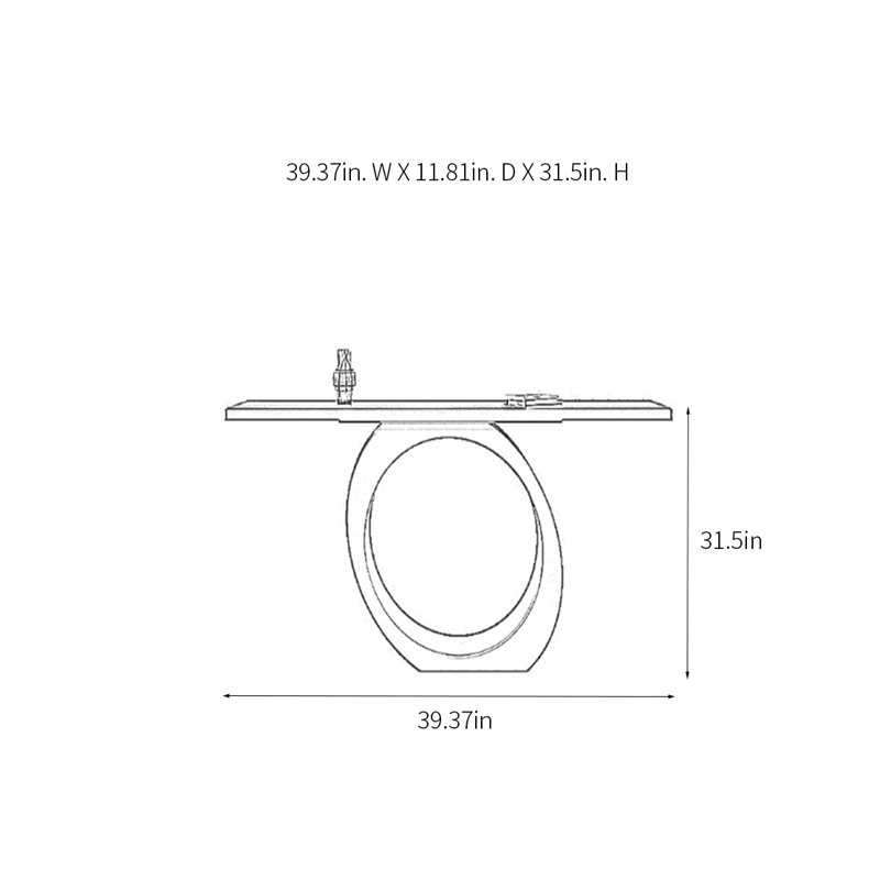 Nima, Noir, noir, noir, noir, H 31,5 po x l 39,37 po x P 11,81 po