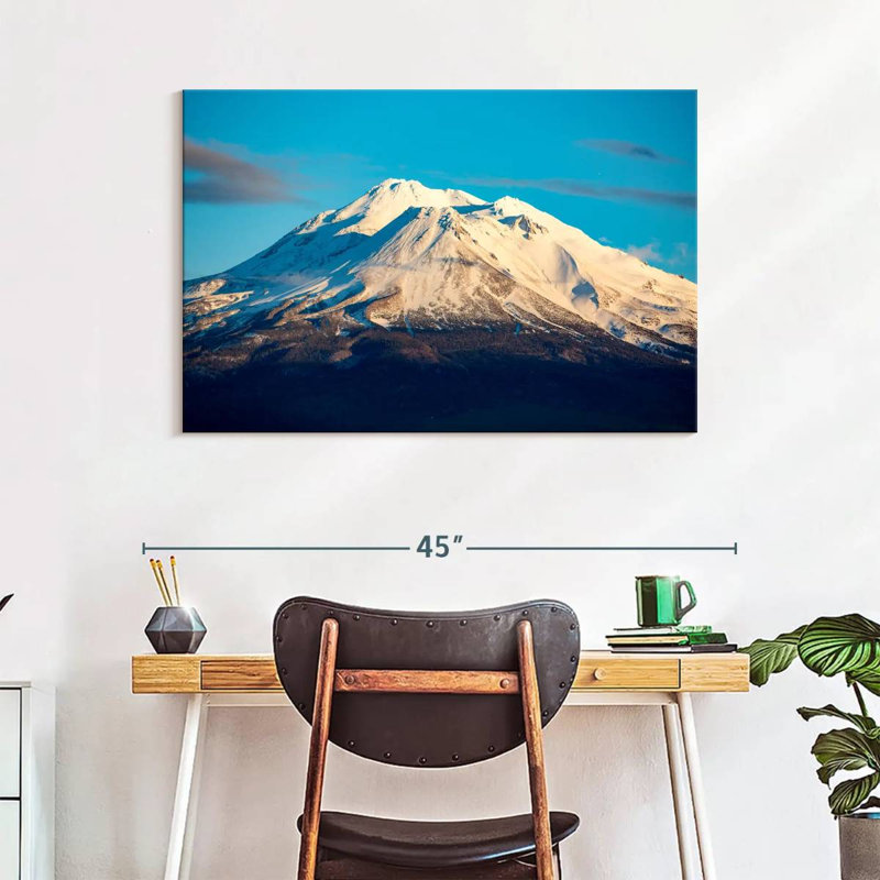 Mont enneigé Alvord Mont Shasta, H 26 po x l 39 po