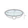 Architec Ceramic Circular Undermount Bathroom Sink with Overflow
