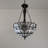 Spurrier Tiffany Pendant Lights White Stained Glass Flowers LED Bulbs Included 16" W*16"D*60" H