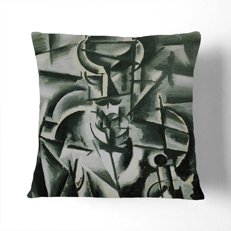 Pijak By Josef Capek Square Throw Cushion, 40cm H x 40cm W x 15cm D