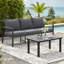 5 - Person Garden Lounge Set with Cushions-1916670297