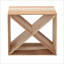 Ensemble de 2 porte-bouteilles en bois de sapin naturel pour 24 bouteilles | Empilable | Matériau durable