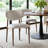 40" Modern Round Dining Table Set With Upholstered Chairs, 5-Piece Wood Top & Metal Frame Kitchen Set-1855431444