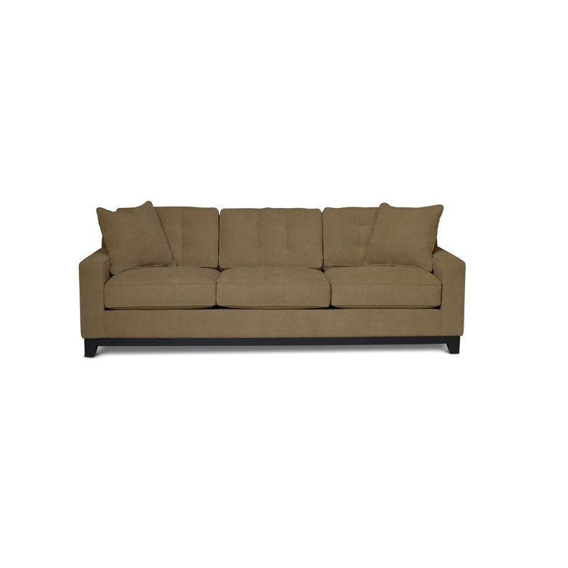 Carollton Upholstered 93'' Sofa, Heavenly Cafe Chenille