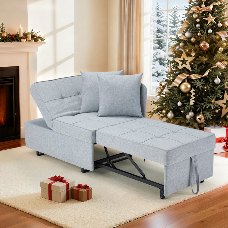 Canapé-lit convertible de 70 po, canapé-lit escamotable à dossier réglable à 5 positions, fauteuil-lit escamotable pour les salons, les appartements