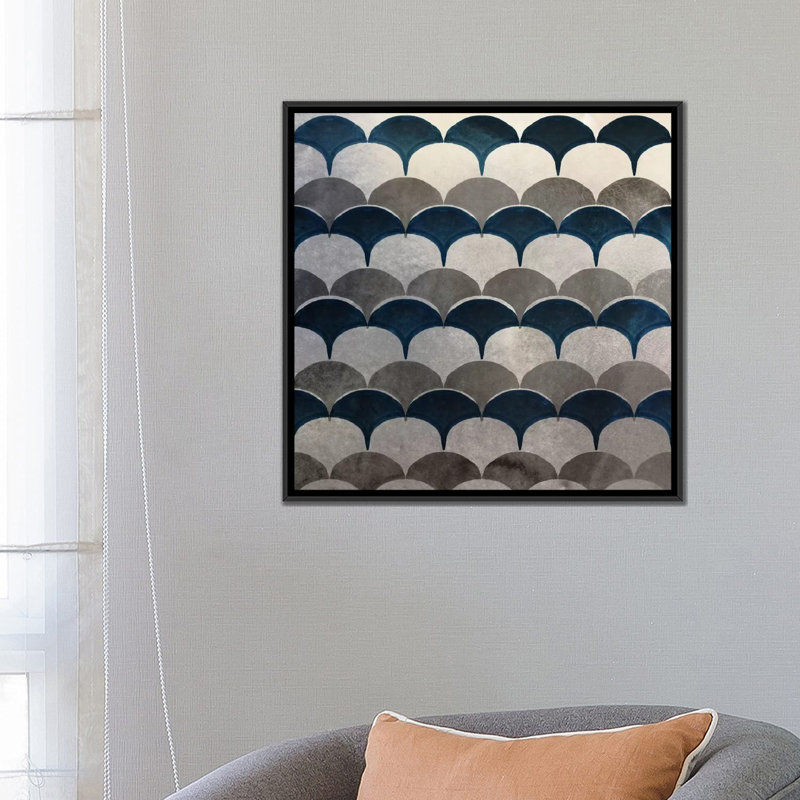 « silver spark », reproduction d’impression sur toile, H 18 po x l 18 po x P 1,5 po, Toile avec cadre flottant noir