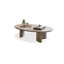 Table basse ovale en pierre-129221775