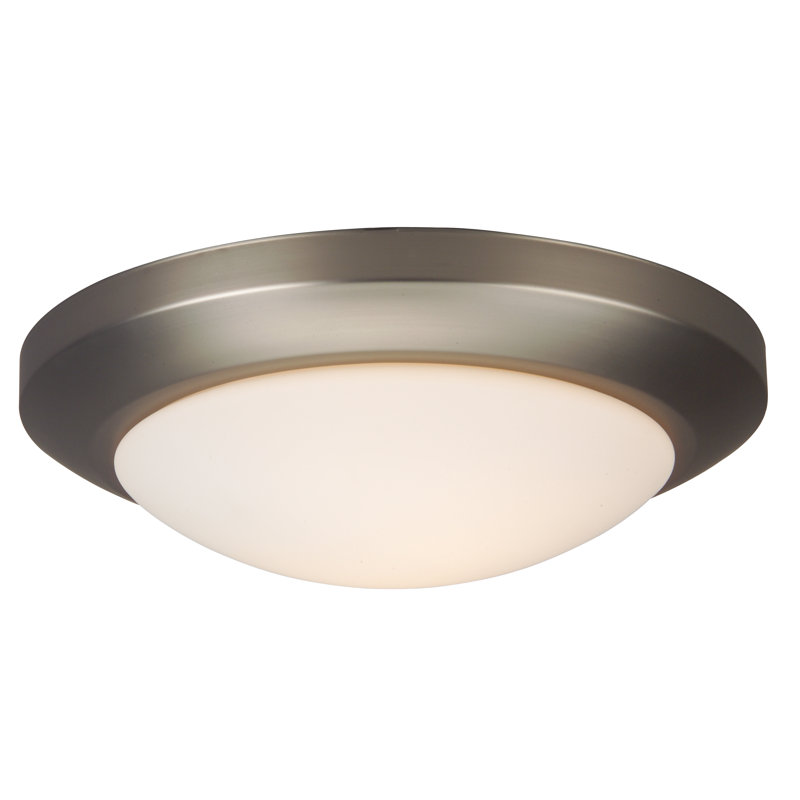 12.500'' 2 - Light Bowl Ceiling Fan Light Kit, Brushed Nickel