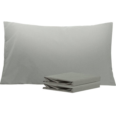 Bed Pillowcases, 1800 Brushed Microfiber Pillow Cases with Envelope Closure - NTBAY