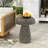 round shape patio table with sturdy base