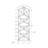 4-shelf metal bookcase-439315339