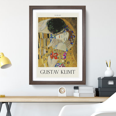 The Kiss Vol.3 by Gustav Klimt - Picture Frame Painting
