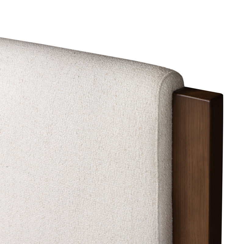 Willem Upholstered Bed, King, Omari Natural