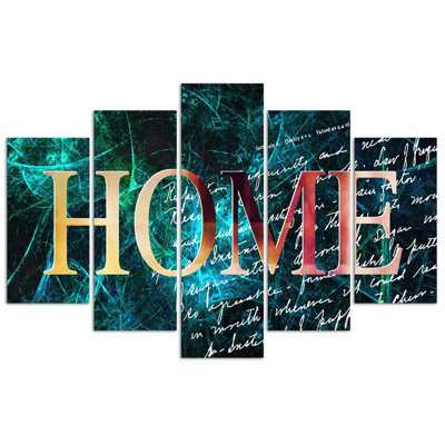 5 Piece No Frame Set on Canvas