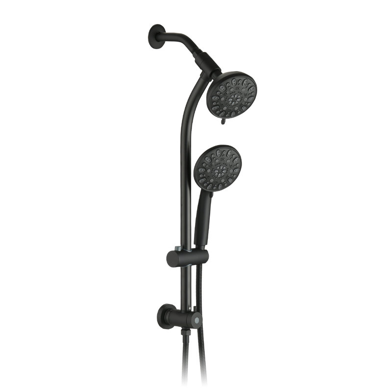 Dual Shower Head 1.8 GPM GPM, Matte Black