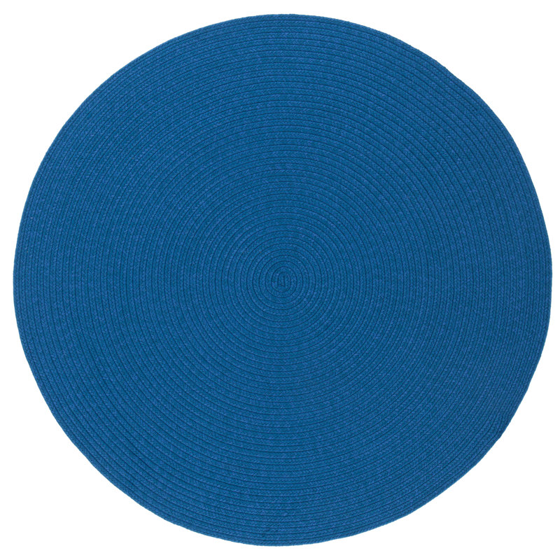 Tapis d'intérieur / extérieur tissé à la main tressé à la main, Rond 8 pi