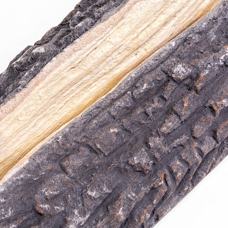 8 Piece Natural Wood Propane Gas Log Set