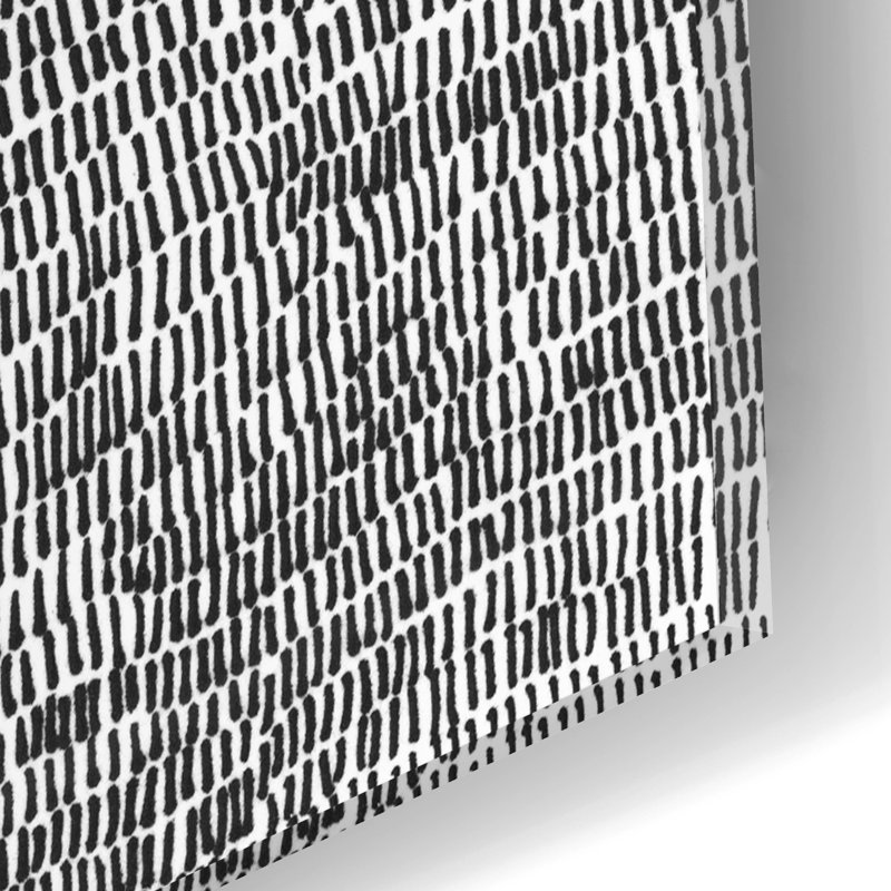 «Black & White Abstract I» par Regina Moore, H 16 po x l 12 po x P 0,13 po