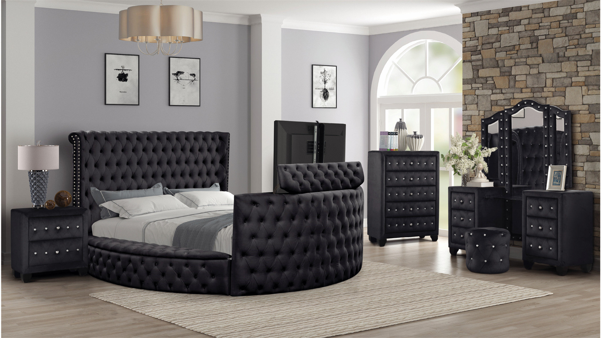 Photo inspiration: Gallery Detail: Hokku Designs Luxurious Bedroom Set With Versatile Configurations And