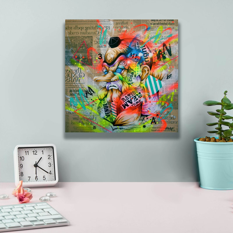 " Tengu ", 12" H x 12" W x 0.75" D