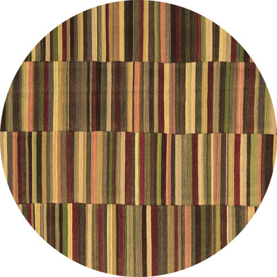 Washable Striped Indoor Rug